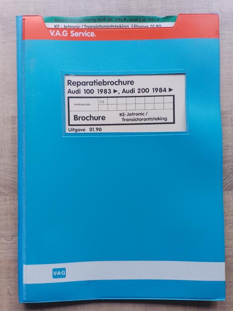 Werkplaatsboek Audi 100 C3  1,8  4-cilinder KE-Jetronic   PH, Ophalen of Verzenden, Gelezen, Audi