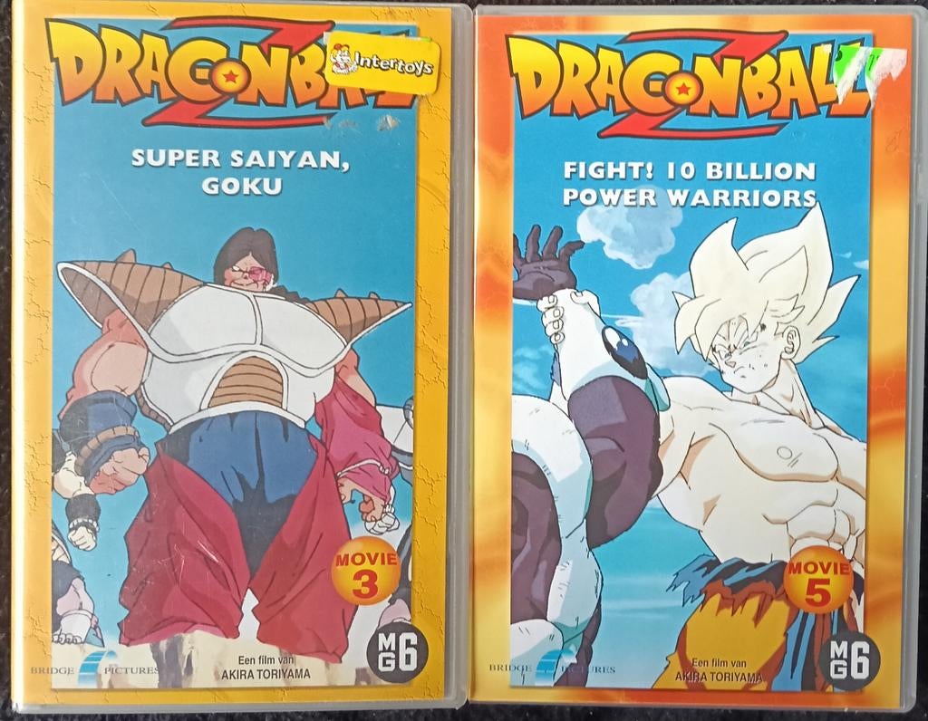 Dragonball Z 2x VHS, Vanaf 16 jaar, Ophalen of Verzenden, Zo goed als nieuw