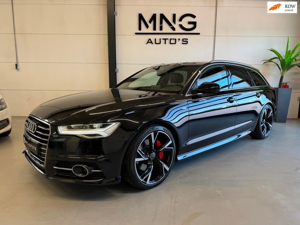 Audi A6 Avant 3.0 TDI quattro|272PK|Camera|Memory|Line/Front, Auto's, Audi, Automaat, Gebruikt, 2000 kg, Zwart