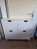 IKEA STÄLL Schoenenkast - Wit, 4 vakken, Ophalen, Gebruikt, Modern