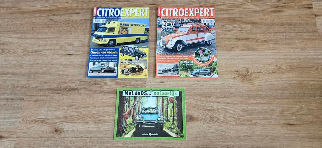 Citroën DS stripboekje en 2x Citroexpert magazines, Ophalen of Verzenden, Gelezen, Citroën