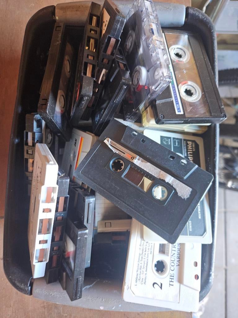 Partij diverse cassettebandjes, Ophalen, Gebruikt, Overige genres, Voorbespeeld