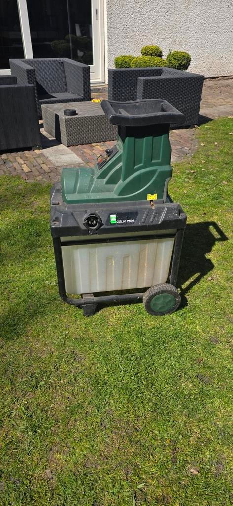 Hakselaar GSLN 2800 - Krachtige Tuinhakselaar, Ophalen, Gebruikt, Onbekend, Met opvangbak