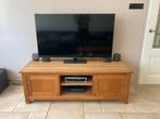 Eiken TV meubel, Ophalen, Gebruikt, 150 tot 200 cm, Eikenhout