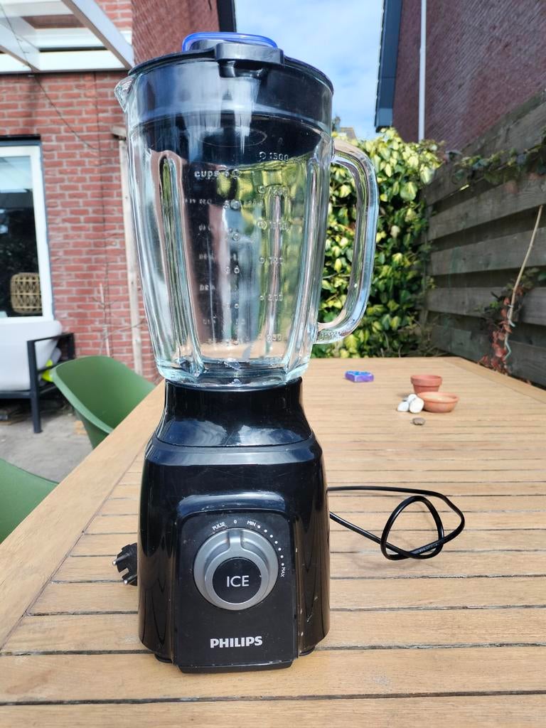 Philips blender met glazen kan, Ophalen, Gebruikt, Blender