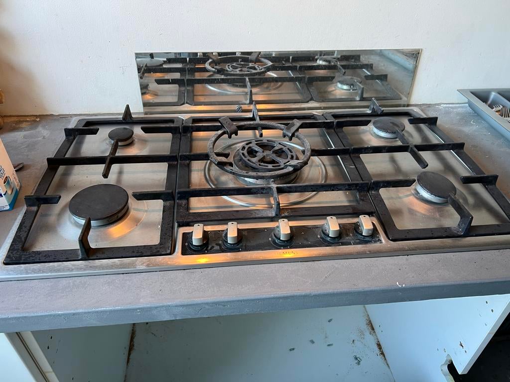 Gaskookplaat - Gebruikt, maar functioneel, Witgoed en Apparatuur, Kookplaten, Gebruikt, Inbouw, Gas, 4 kookzones