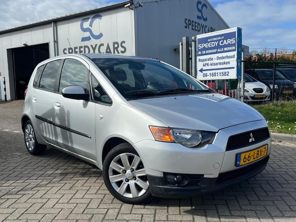 Mitsubishi Colt 1.3 5DRS 2010 LPG G3 Cruise Airco Navi, Voorwielaandrijving, Stof, Colt, Origineel Nederlands