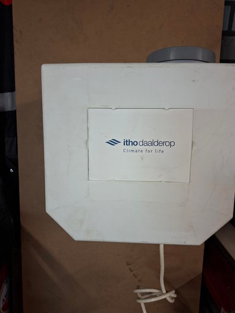 Itho CVE Eco Fan Ventilatie Unit met Vochtsensor, Ophalen of Verzenden, Zo goed als nieuw, Ventilator en Afzuiger
