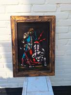 Oud Spaans Schilderij Black velvet 55 X 40 cm, Ophalen