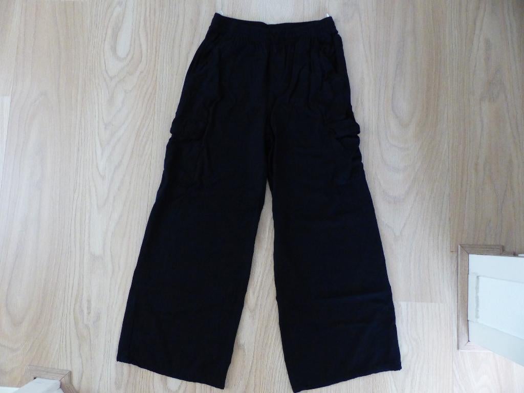 Zwarte cargobroek maat 164 C&A, Kinderen en Baby's, Kinderkleding | Maat 164, Broek, C&A, Meisje, Ophalen of Verzenden