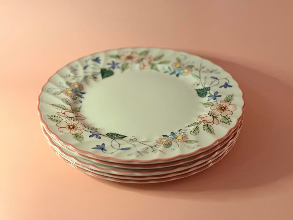 5 Vintage Wood & Sons "Spring Fields" Borden - Jenny Rhodes, Antiek en Kunst, Ophalen of Verzenden