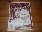 Weekend - will meisel, Gebruikt, Ophalen of Verzenden, Artiest of Componist, Piano