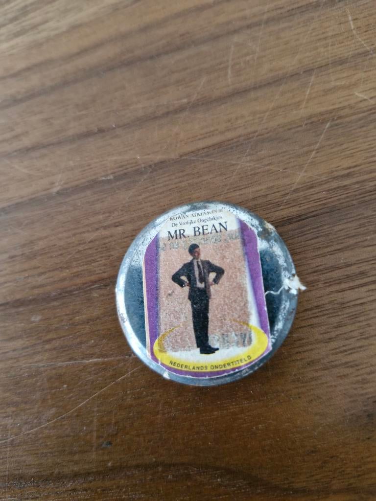 328 Mr. Bean button, Verzamelen, Ophalen of Verzenden