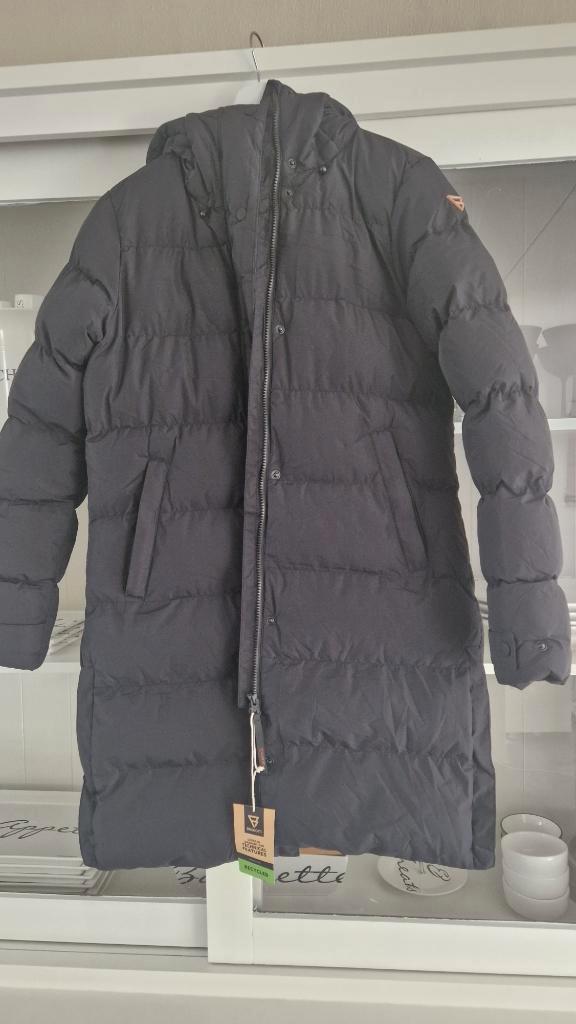 Exclusieve jas/Puffer lang zwart waterafstotend NIEUW maat M, Kleding | Dames, Jassen | Winter, Nieuw, Maat 38/40 (M), Zwart, Ophalen of Verzenden