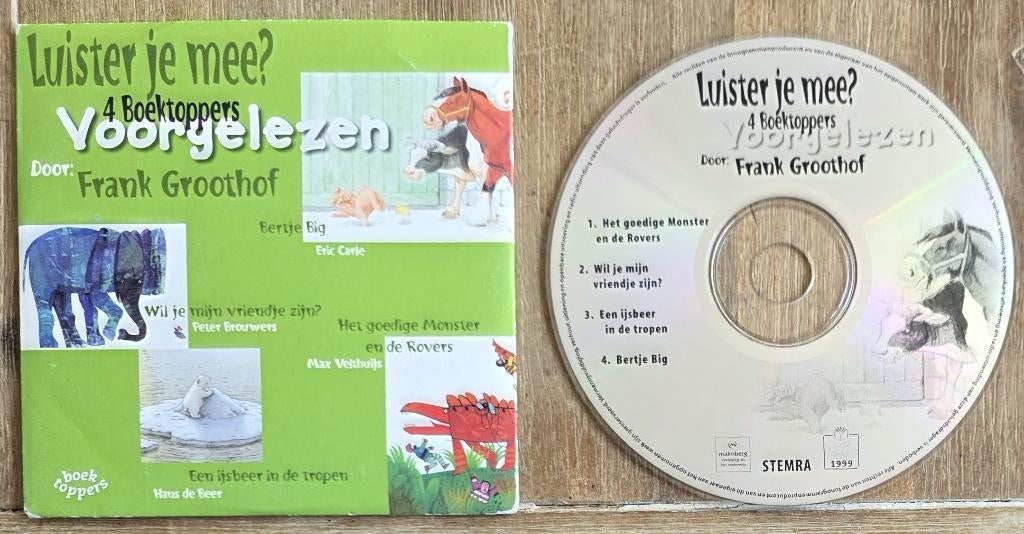 Luisterboek Luister je mee - oa Een ijsbeer in de tropen, Ophalen of Verzenden, Cd, Kind