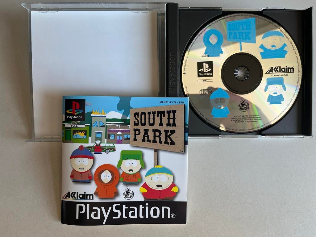 South Park - PlayStation 1 (PS1) - Klassieke Shooter, Gebruikt, Shooter, T, Ophalen of Verzenden