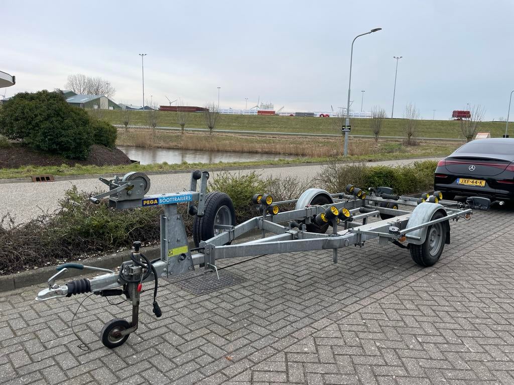 PEGA kantel trailer 1150, Ophalen, Minder dan 1500 kg, Gebruikt, Kantelbaar