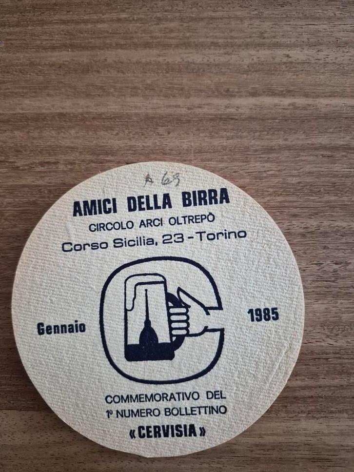 5 Bavaria Export Italië Amici della Birra bierviltjes, Verzamelen, Biermerken, Ophalen of Verzenden