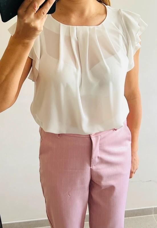 Wit voile bloesje Rinascimento, Maat 38/40 (M), Wit, Rinascimento, Ophalen of Verzenden