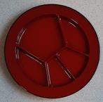 6 nieuwe fondue borden ( chineesrood ), Ophalen, Nieuw, Bord(en), Effen