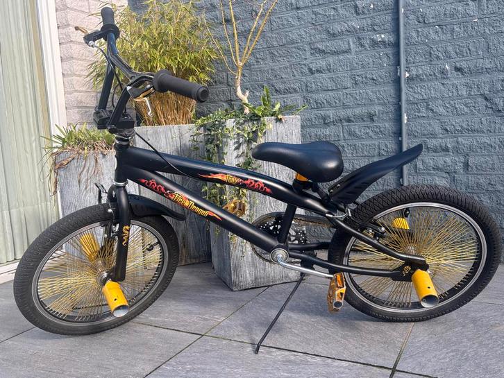 BMX Stuntfiets, Fietsen en Brommers, Fietsen | Crossfietsen en BMX, Gebruikt, 16 tot 20 inch, Staal, Stuur 360° draaibaar, Ophalen