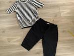Studio Anneloes set travelstof capri xl luna stripe top L, Zwart, Maat 46/48 (XL) of groter, Ophalen of Verzenden, Zo goed als nieuw