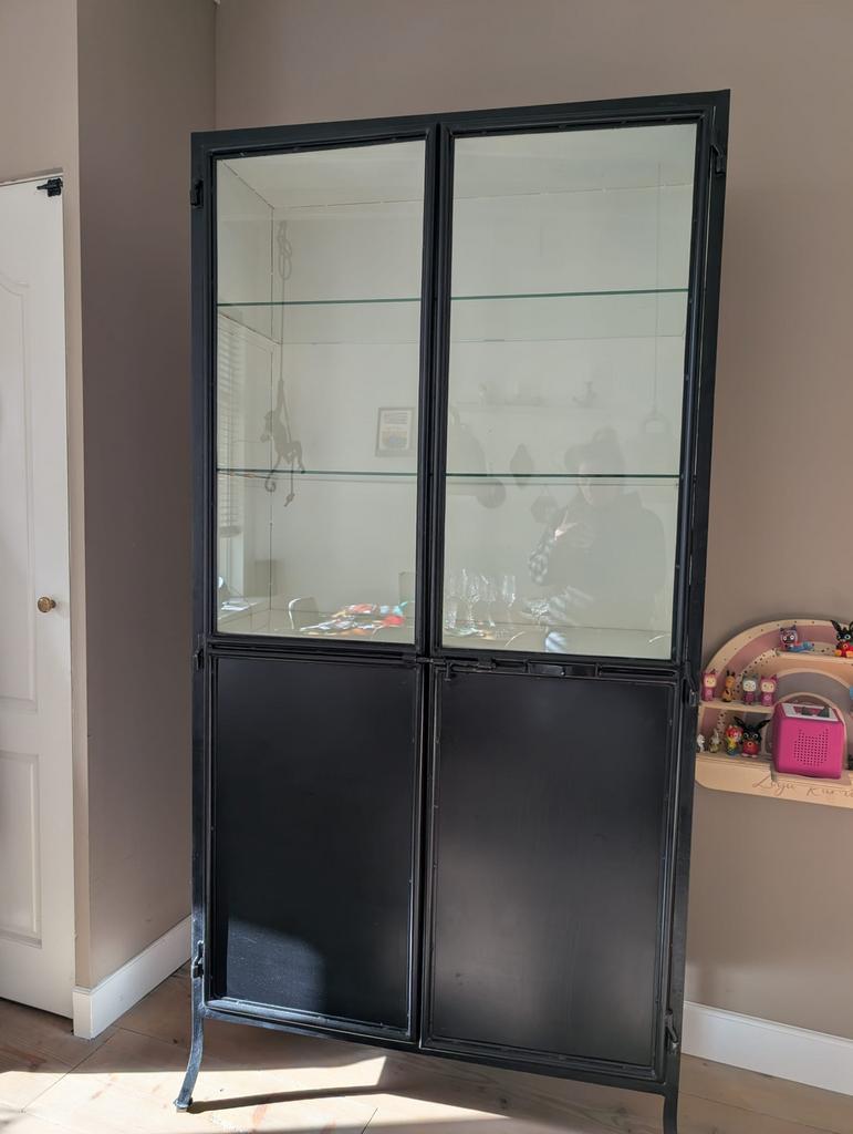 Stalen kast 200x40x100, Ophalen, Zo goed als nieuw, 25 tot 50 cm, 50 tot 100 cm