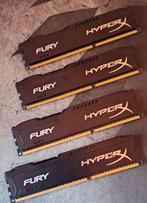 RAM DDR3 4x 4GB HyperX Fury (16GB totaal), Computers en Software, Gebruikt, DDR3, Ophalen of Verzenden, Desktop