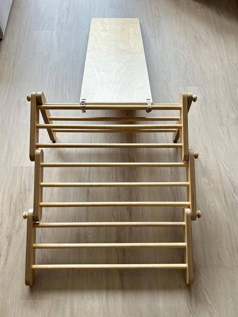 Ette tete Mopitri met glij/klimplank., Kinderen en Baby's, Speelgoed | Houten speelgoed, Ophalen, Zo goed als nieuw, Overige typen