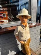Vintage Kuifje beeld - Safari outfit - Decoratie, Ophalen, Gebruikt, ., .