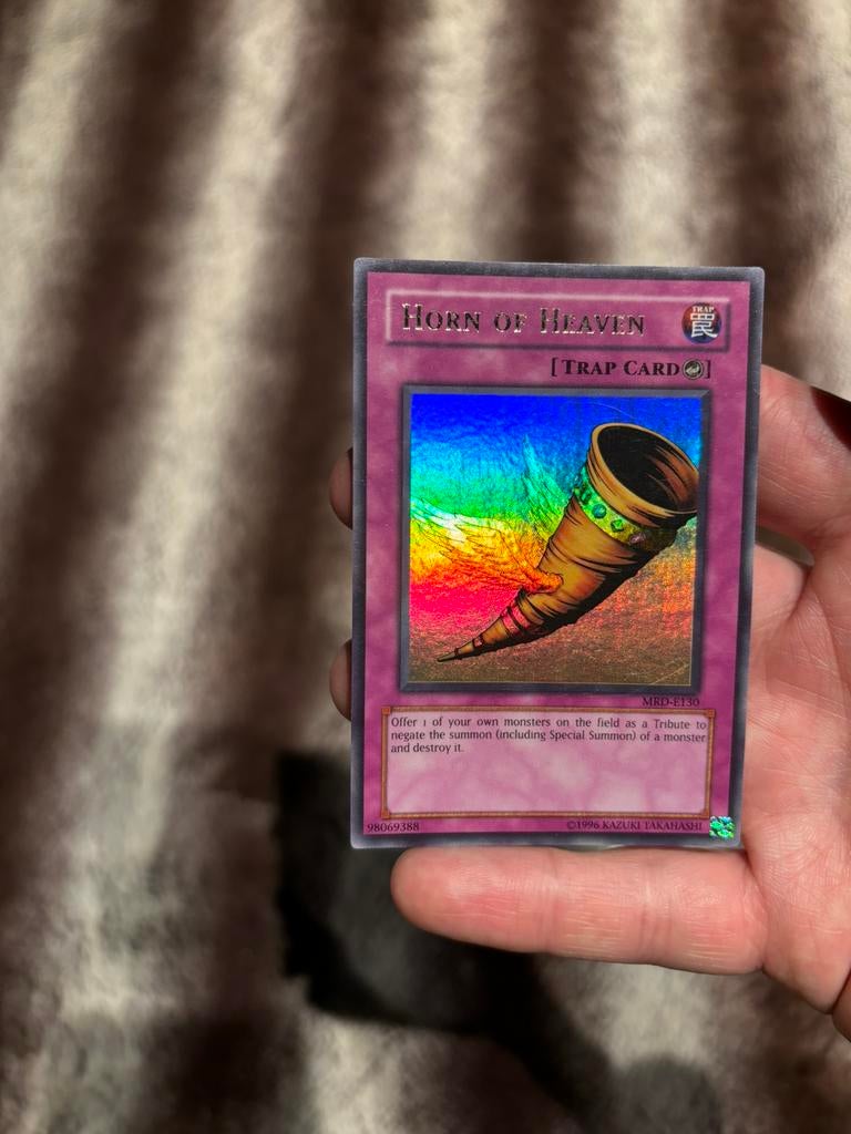 Yugioh MRD horn of heaven, Ophalen of Verzenden, Zo goed als nieuw