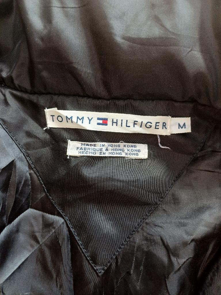 Vintage Tommy Hilfiger Dames Windjack - Zwart - Maat M - Y2K, Kleding | Dames, Maat 38/40 (M), Zwart, Ophalen of Verzenden, Zo goed als nieuw