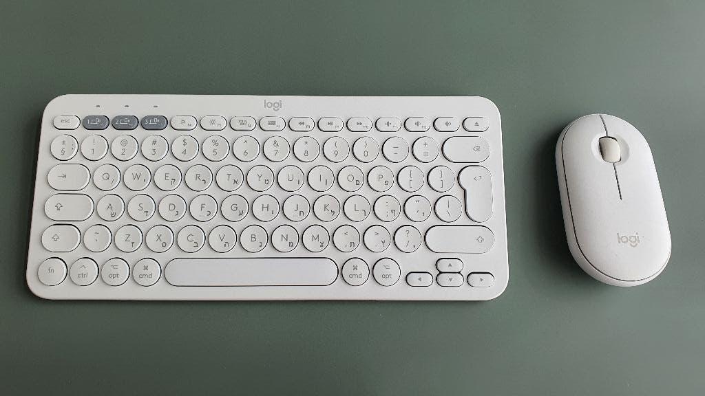 Hebrew Toetsenbord | Keybord | Bluetooth | USB | Draadloos, Computers en Software, Toetsenborden, Gebruikt, Qwerty, Draadloos