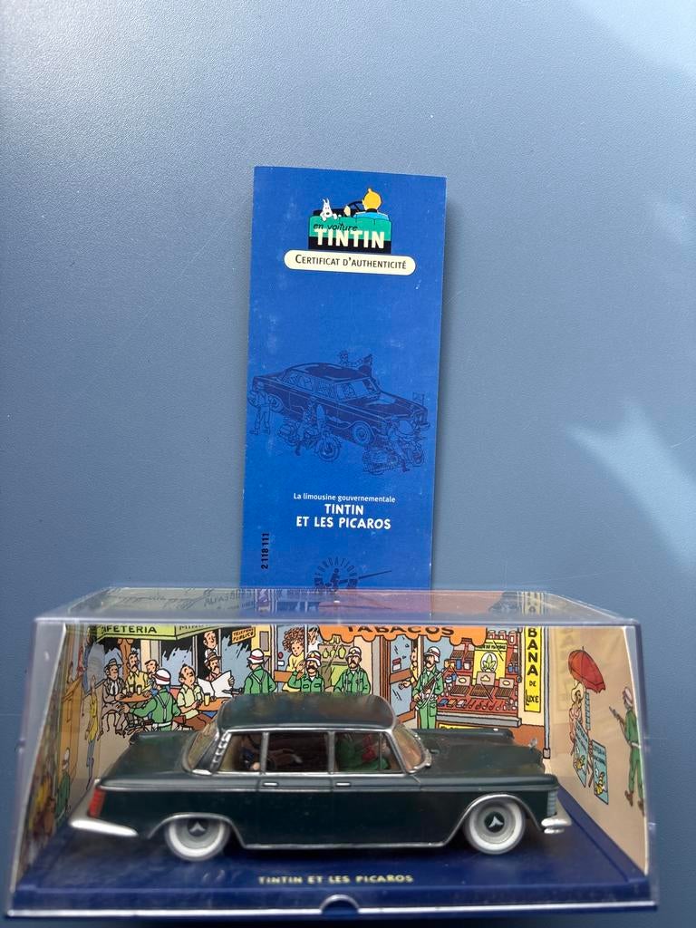 Kuifje auto: Limousine Tintin et les Picaros (Parastone), Hobby en Vrije tijd, Modelauto's | 1:43, Ophalen of Verzenden, Zo goed als nieuw