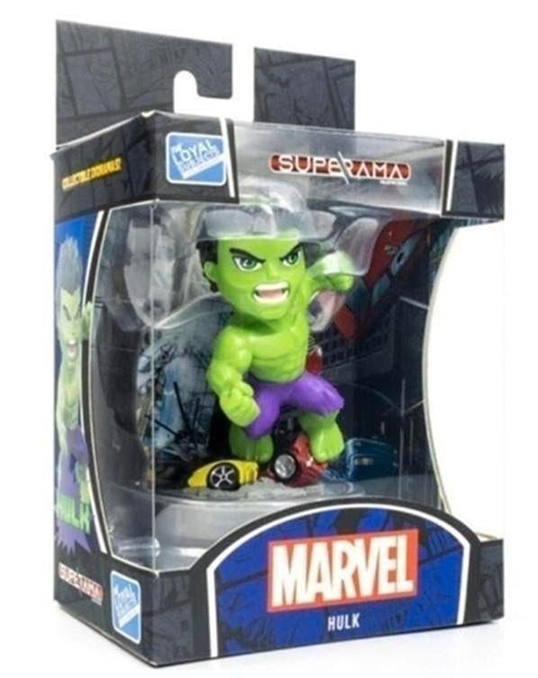 Superama Marvel Hulk, Verzamelen, Poppen, Zo goed als nieuw, Pop, Ophalen of Verzenden