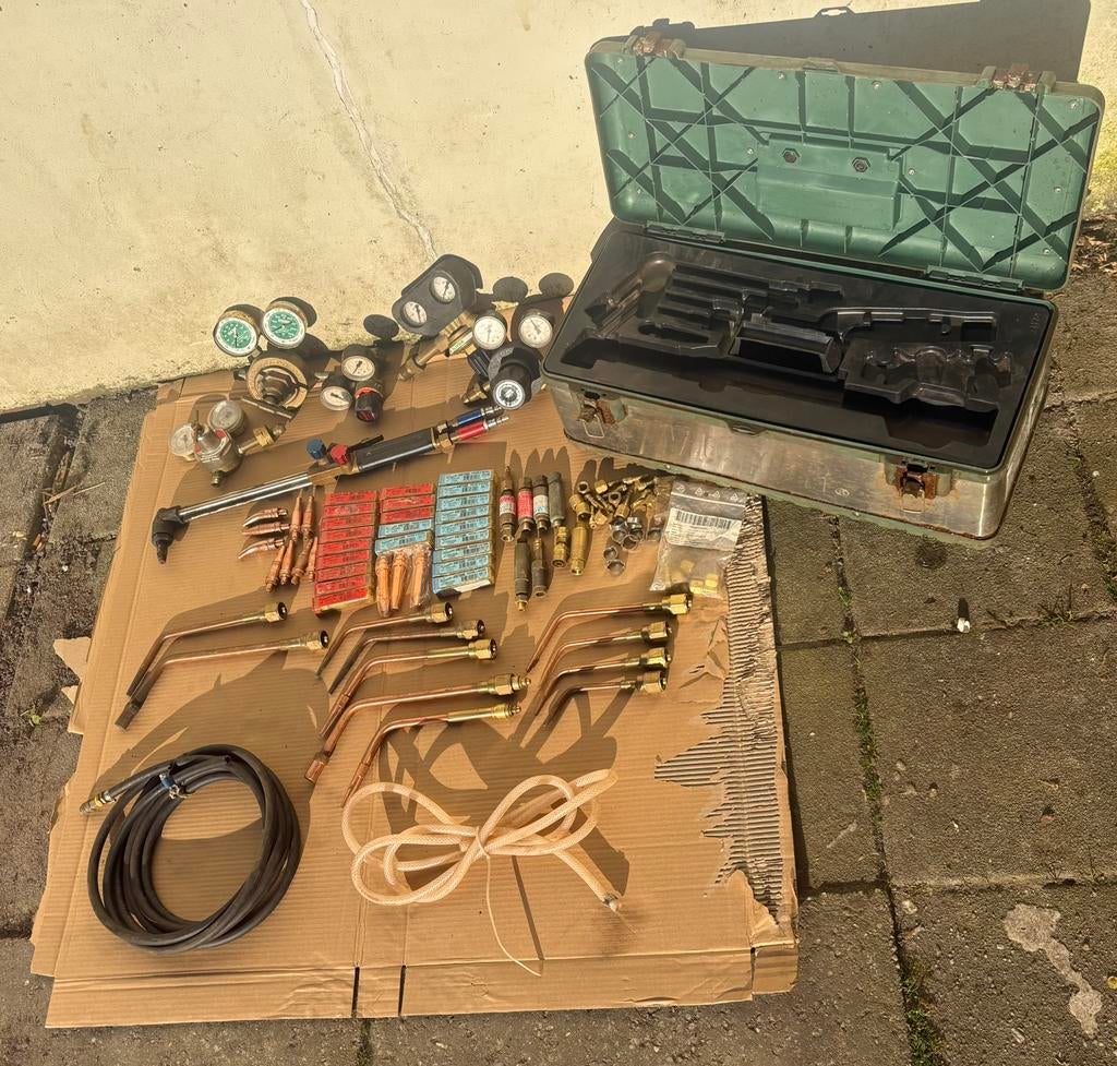 Gloor Autogeen Las en Snijset met Koffer, Ophalen, Gebruikt