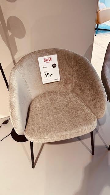 Montèl Tune eetkamerstoel, Ophalen, Nieuw, Eén, Stof