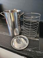 Roestvrijstalen aspergepan met inzet en deksel, Ophalen of Verzenden