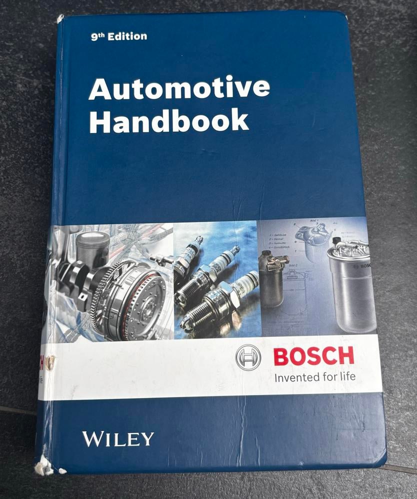 Automotive Handbook 9th Edition Bosch Wiley, Boeken, Ophalen of Verzenden, Gelezen, Algemeen