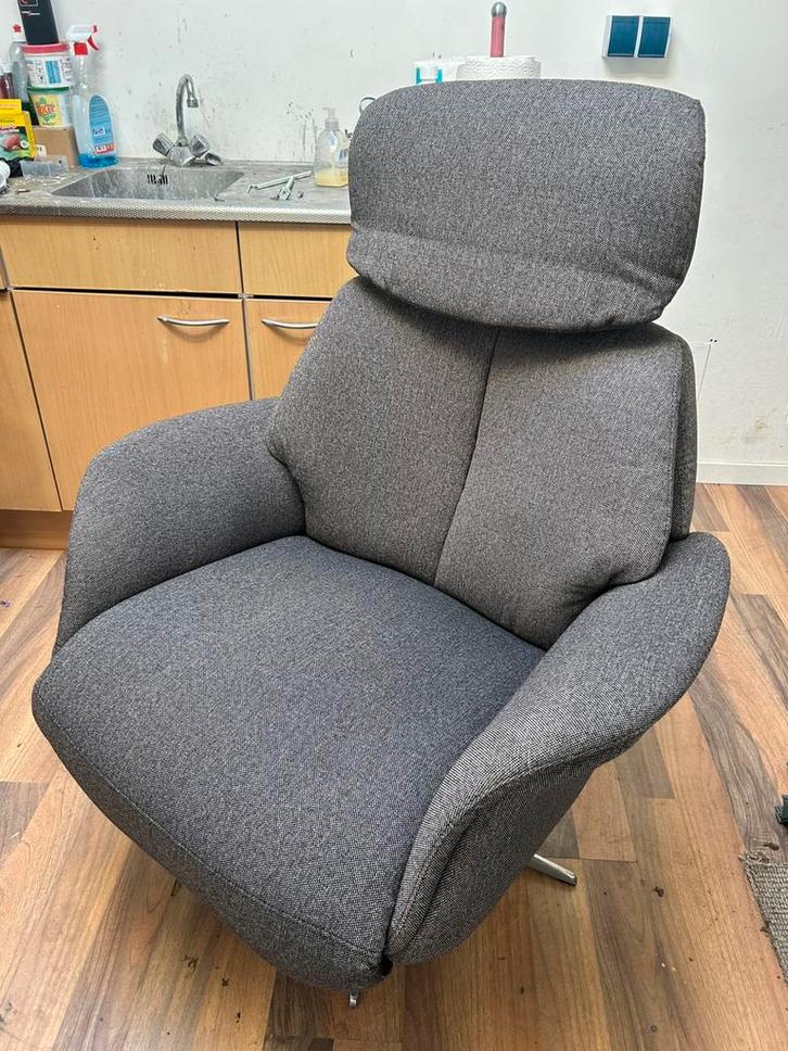 Hjort Knudsen relax fauteuil stoel, Huis en Inrichting, Fauteuils, Zo goed als nieuw, Stof, 75 tot 100 cm, 75 tot 100 cm, Ophalen of Verzenden