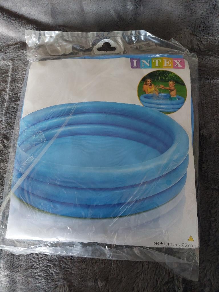 Zwembad 1,14m x25cm rond nieuw, Minder dan 80 cm, Opblaaszwembad, Rond, Nieuw
