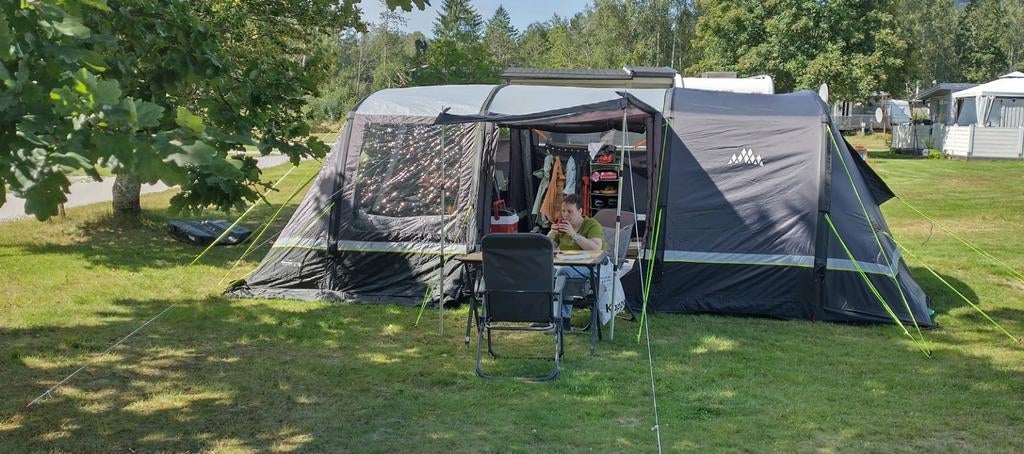 Prachtige opblaastent Hudson 4 poly easy air Cooldark tunnel, Ophalen, Zo goed als nieuw, Tot en met 4