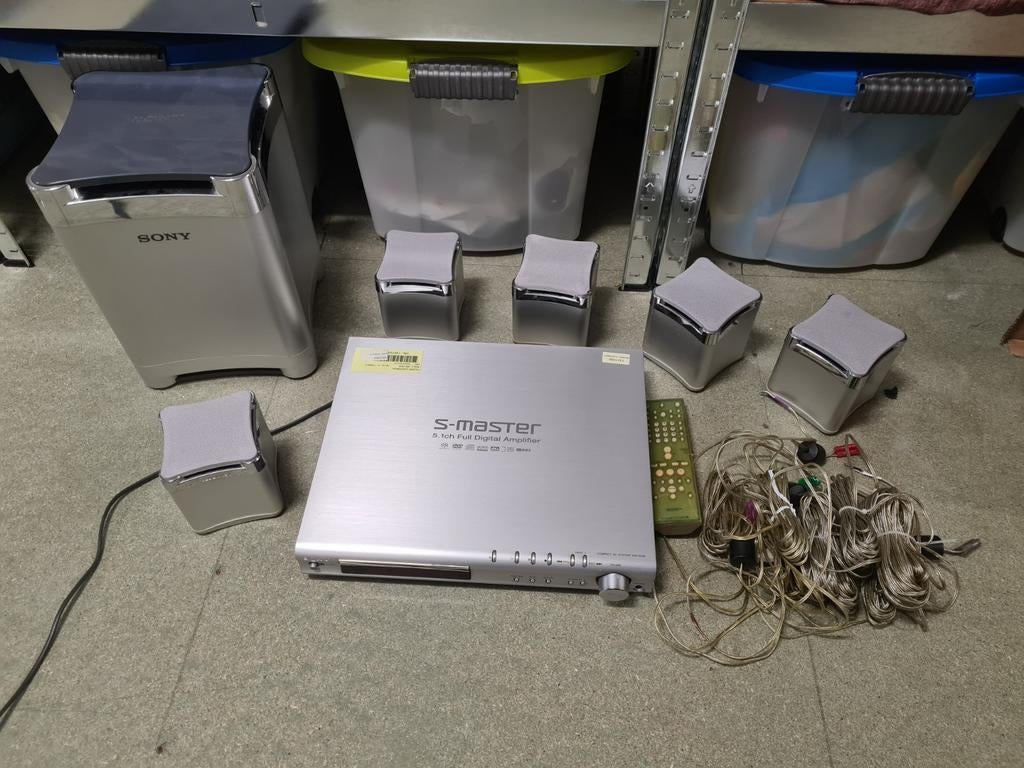 Sony DAV-S550 S-Master 5.1 Tuner DVD Speler, Ophalen, 5.1-systeem, Sony, Dvd-speler