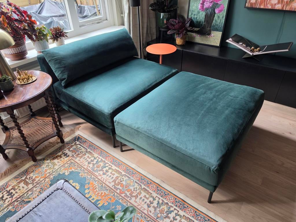 Sofacompany bank elementen, Huis en Inrichting, Ophalen, 100 tot 125 cm, Stof, 150 tot 200 cm