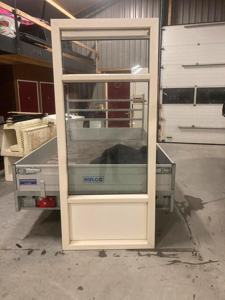 Kunststof kozijn 106*247, Tuin en Terras, Schuttingen, Zo goed als nieuw, Kunststof, 1 tot 2 meter, Minder dan 3 meter, Ophalen