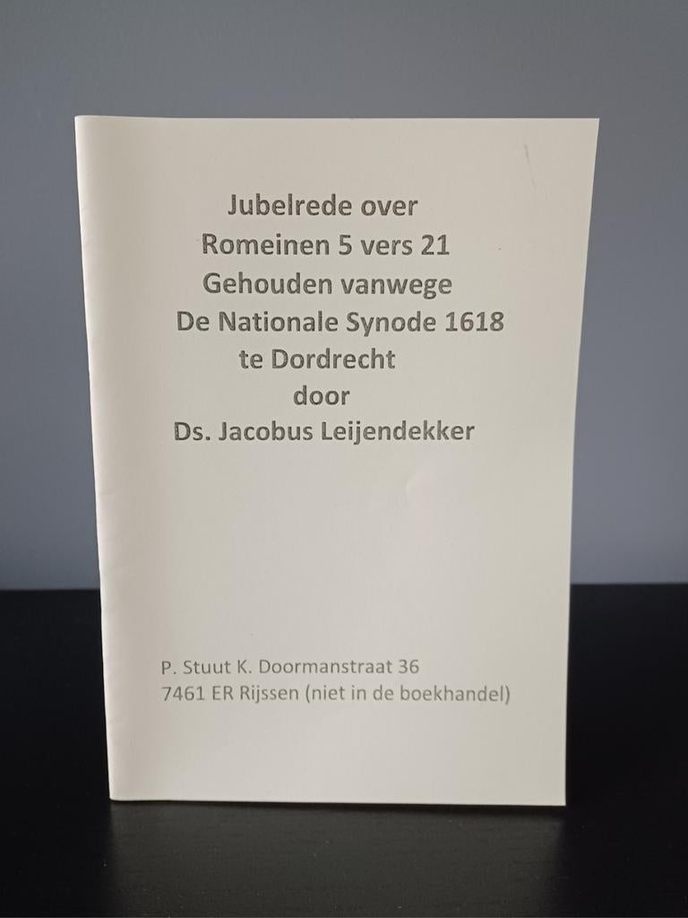 Jacobus Leydekker, Jubelrede over Romeinen 5 vers 21, Boeken, Ophalen of Verzenden, Gelezen