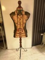 SCHITTERENDE XL OUDE PASPOP BUSTE PAPIER MACHÉ 180 CM HOOGTE, Ophalen