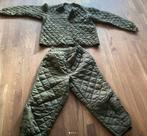 Originele isolatie jas, broek KL jaren ’65-’70 thermokleding, Ophalen of Verzenden, Landmacht, Nederland, Kleding of Schoenen