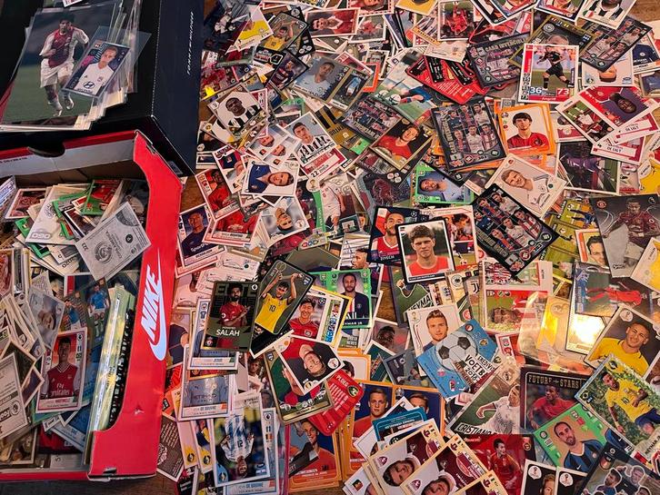 Grote collectie voetbalplaatjes Messi Ronaldo Cruyff Neymar, Verzamelen, Sportartikelen en Voetbal, Gebruikt, Spelerskaart, Ajax