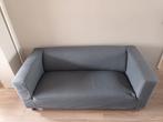 GRATIS Bank Ikea Klippan kunstleer met grijze én zwarte hoes, Ophalen, Gebruikt, Driepersoons, 75 tot 100 cm